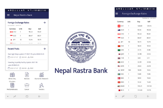 नेपाल राष्ट्र बैंकको मोवाइल एप सार्वजनिक